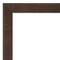 Amanti Art Mirror Makeover Bathroom Mirror Frame Border Kit - Fully Assembled Peel and Stick Frame - Mirror NOT Included - Wildwood Brown Narrow Trim